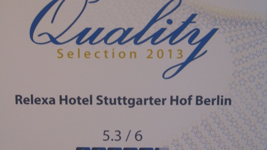 HolidayCheck.com Selection 2013 HolidayCheck.com Selection 2013 relexa hotel Berlin